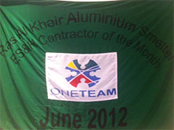 Awards and Recognitions - Best Employer of the Month (June 2012) for the Maaden Project in Saudi Arabia